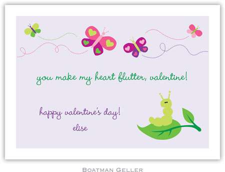 Boatman Geller Stationery - Butterfly Valentine's Day Cards